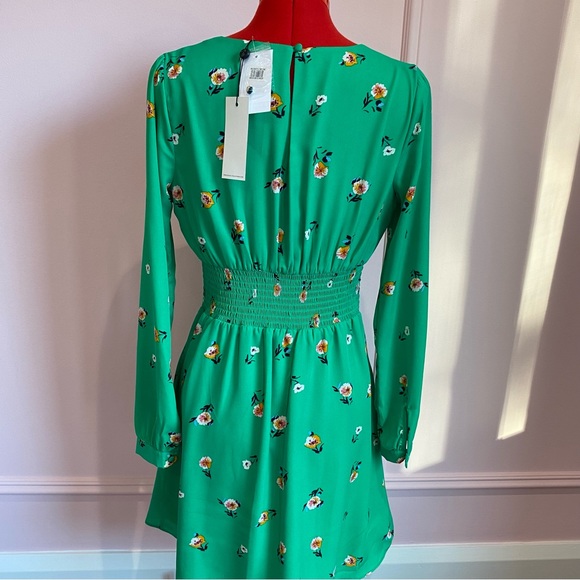 NEW Mini Dress, SOCIALITE, Floral, Flowy Skirt, Button Details, Long Sleeve, S - Picture 7 of 12